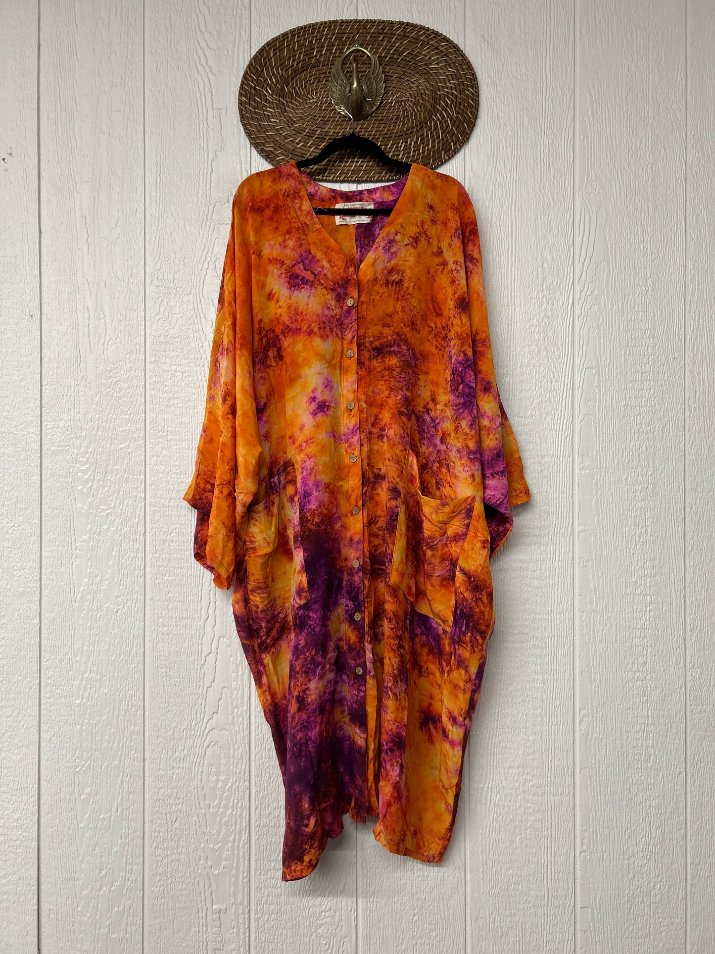 Crepe Sari Gaia Duster Dress 0826 046