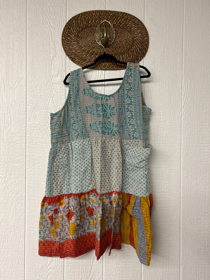 Kantha Meadow Mini Dress 0625 227