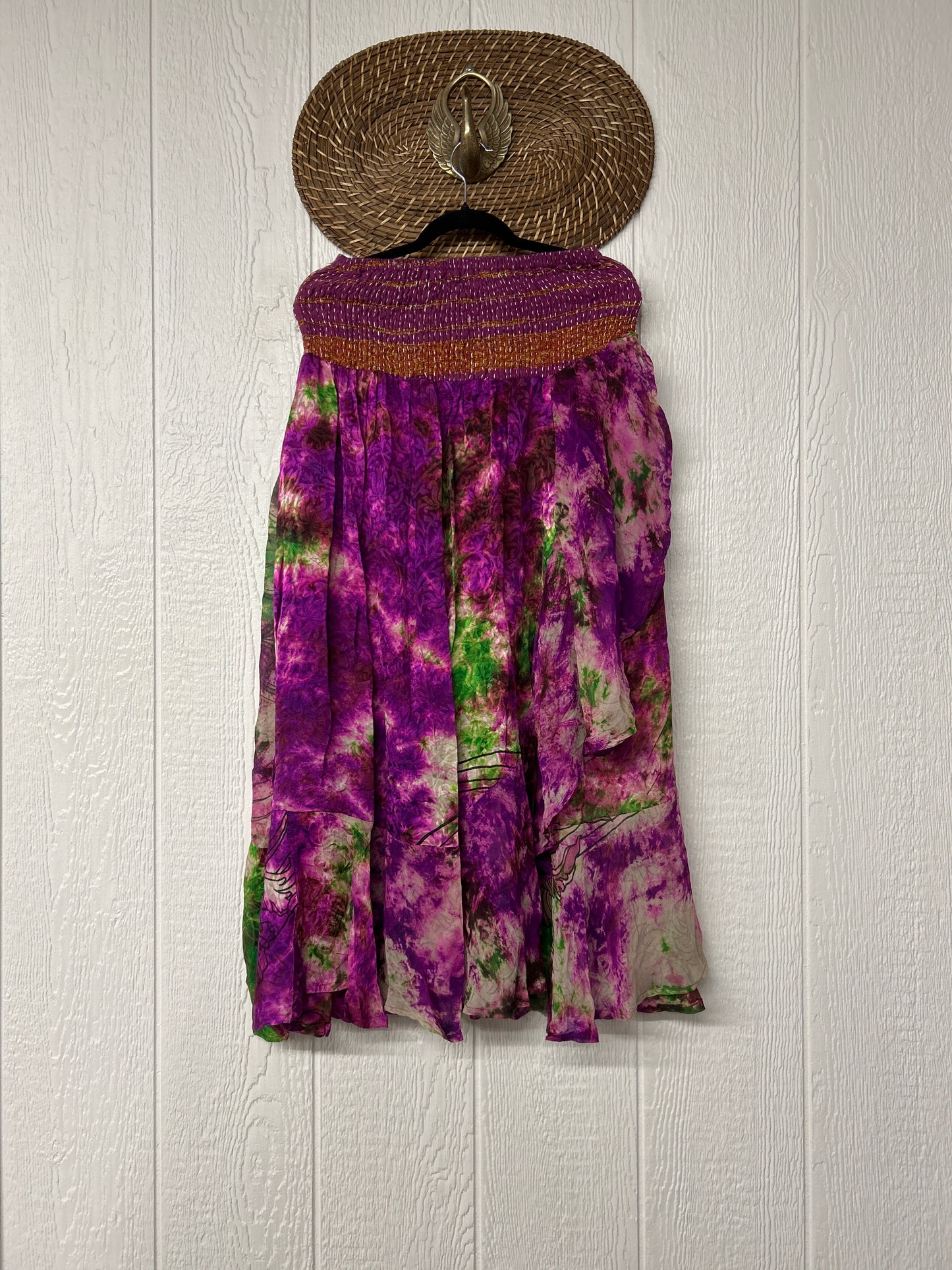 Crepe Sari Inner Peace Wrap Skirt 0626 212