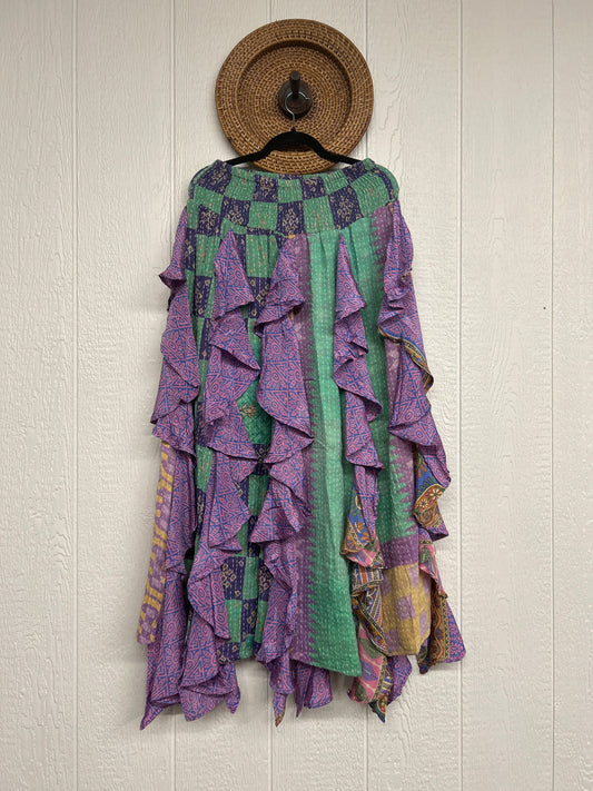 Pareo Kantha Willow Maxi Skirt 0826 031