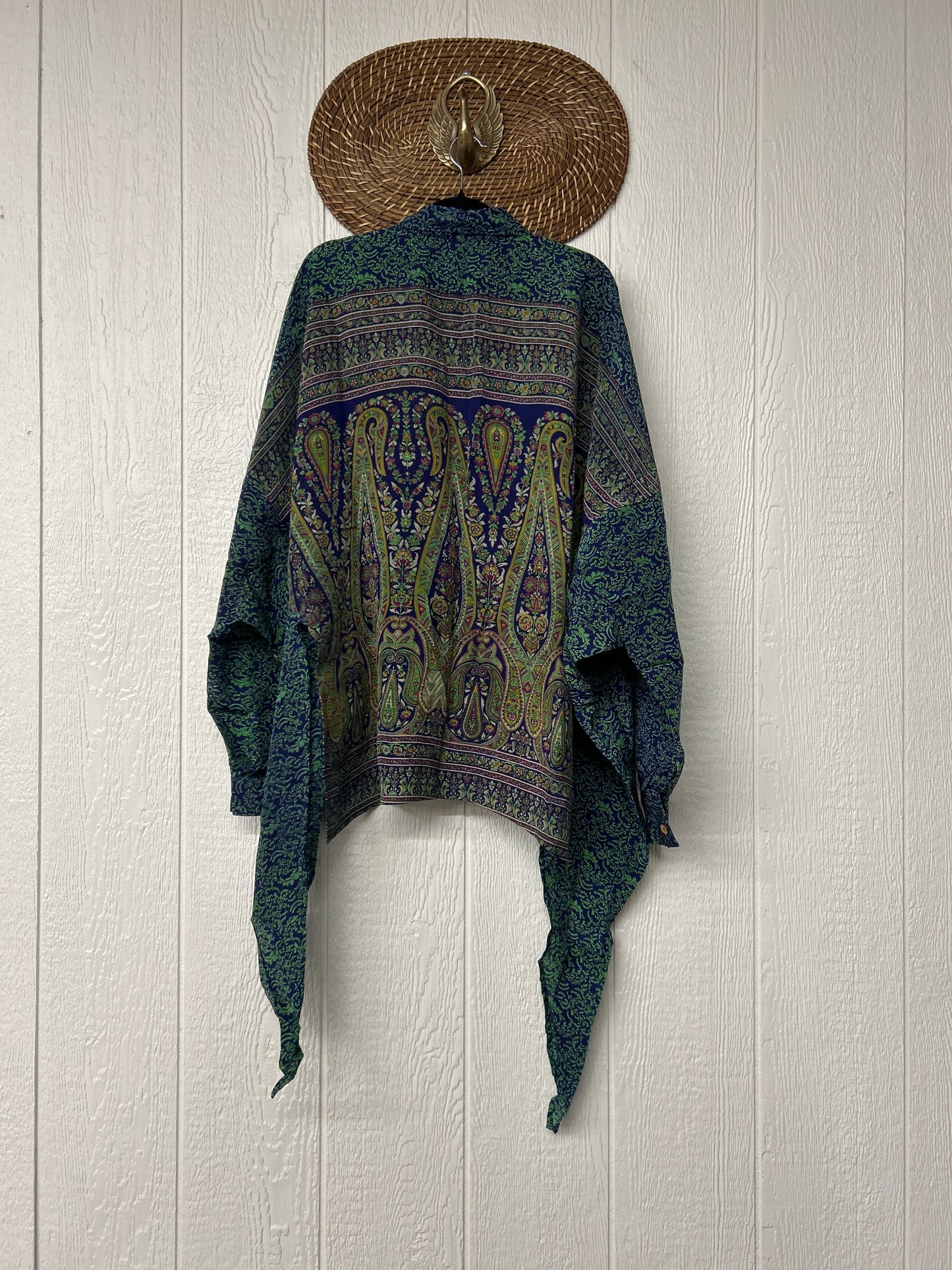 Crepe Sari Nirvana Button Down 1125 135