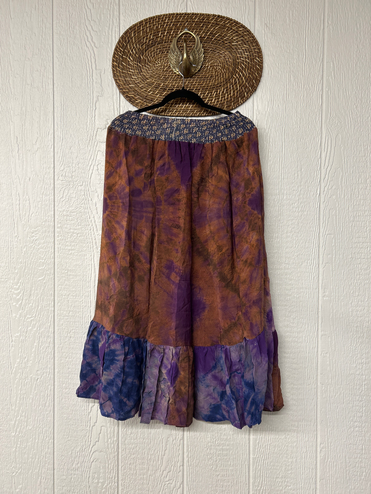 Crepe Sari Dahlia Skirt 1026 129