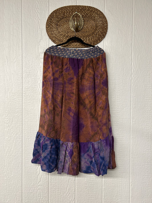 Crepe Sari Dahlia Skirt 1026 129