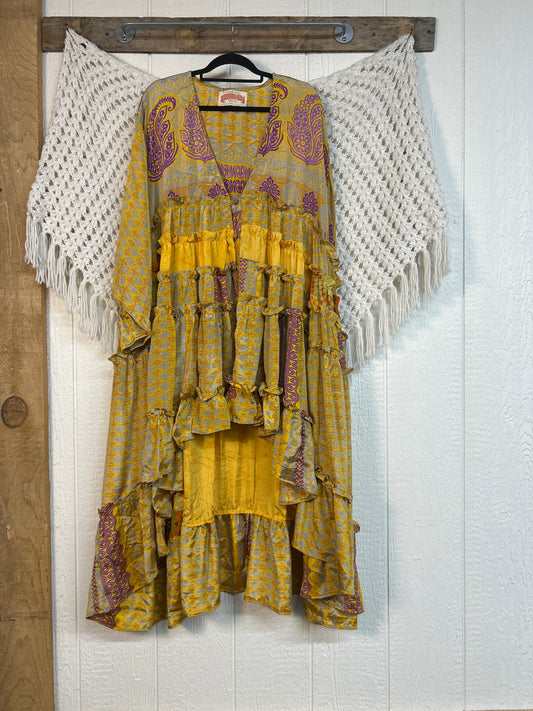 Rasgulla Sari Rhiannon Kimono 0826 078