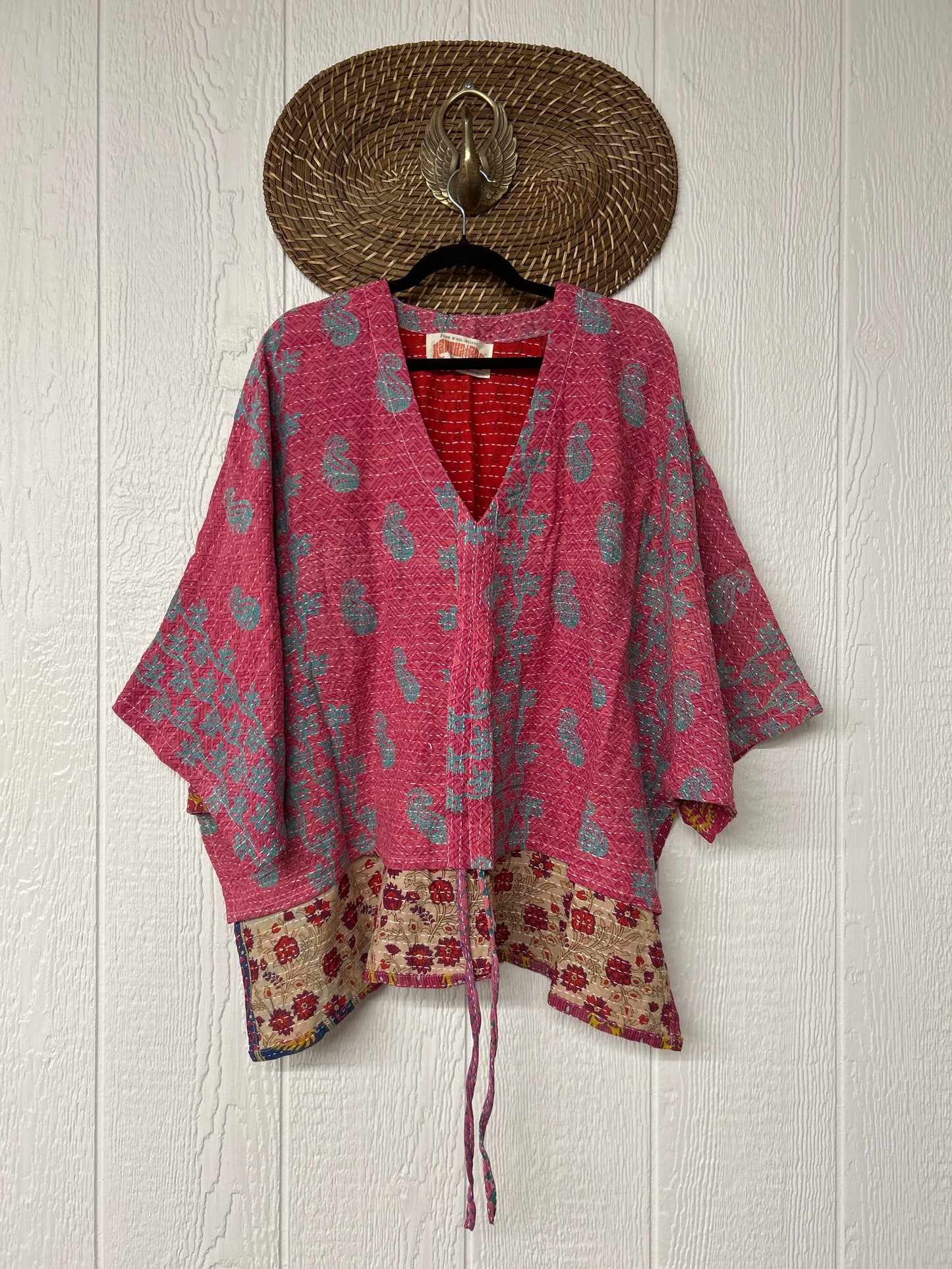 Pareo Kantha Hi-Lo Butterfly Top 0626 024