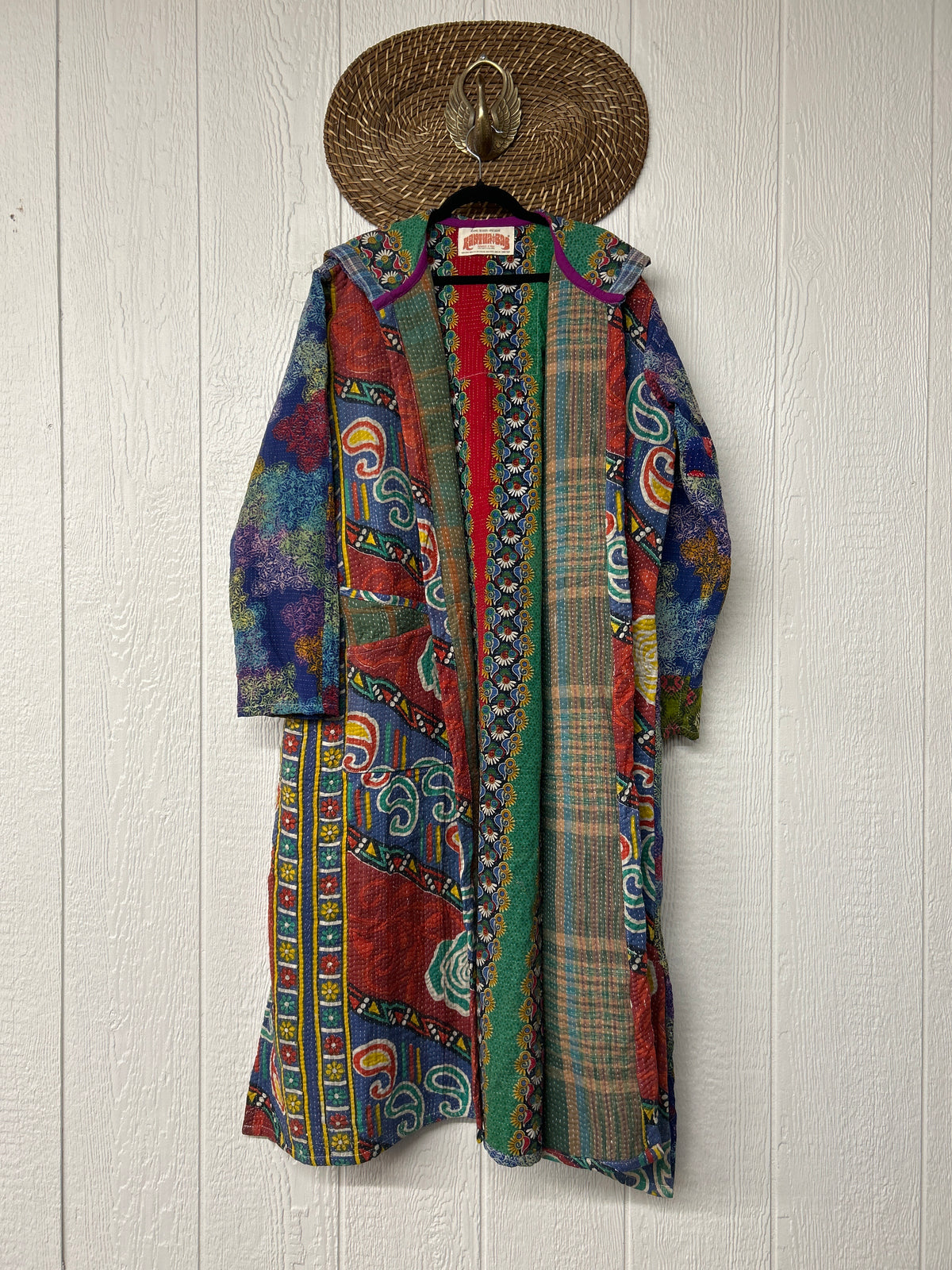 Fine Kantha Rising Sun Coat 1026 020