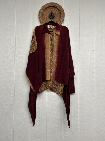 Crepe Sari Nirvana Button Down 1125 274