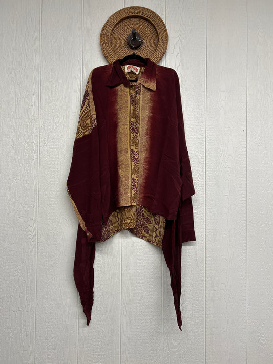 Crepe Sari Nirvana Button Down 1125 274