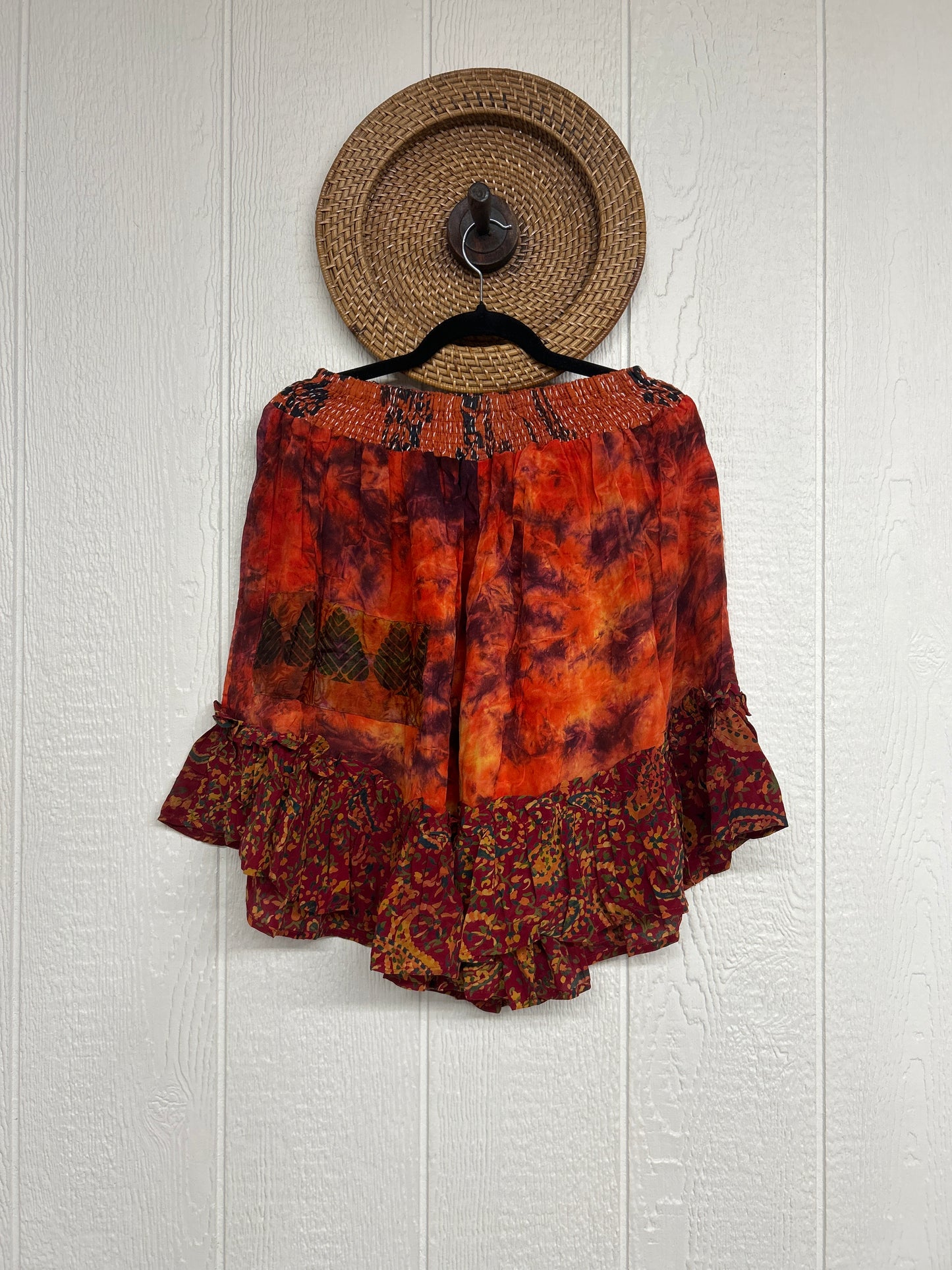 Crepe Sari Lover Cropped Culottes 0726 220