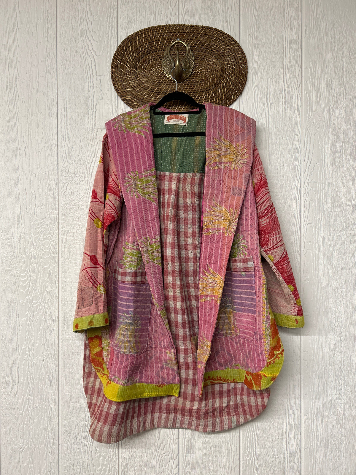 Fine Kantha Drifter Coat 1026 075