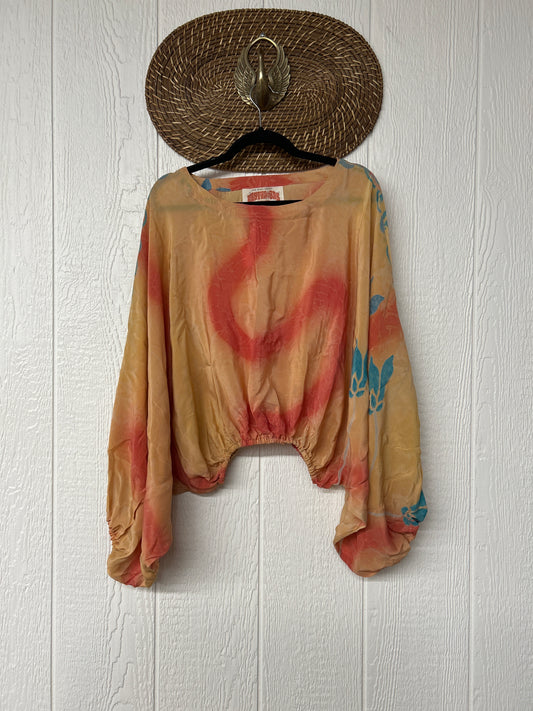 Crepe Sari Luna Crop Top 0126 240