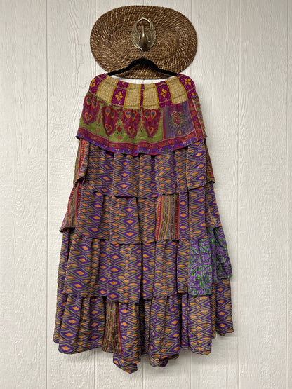 Rasgulla Sari Venus Ruffle Maxi 1125 084