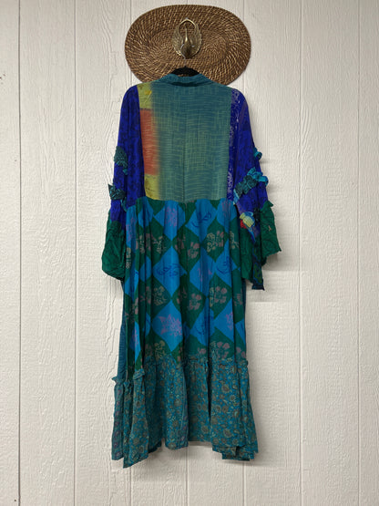 Crepe Sari Rhiannon Duster Dress 0226 095