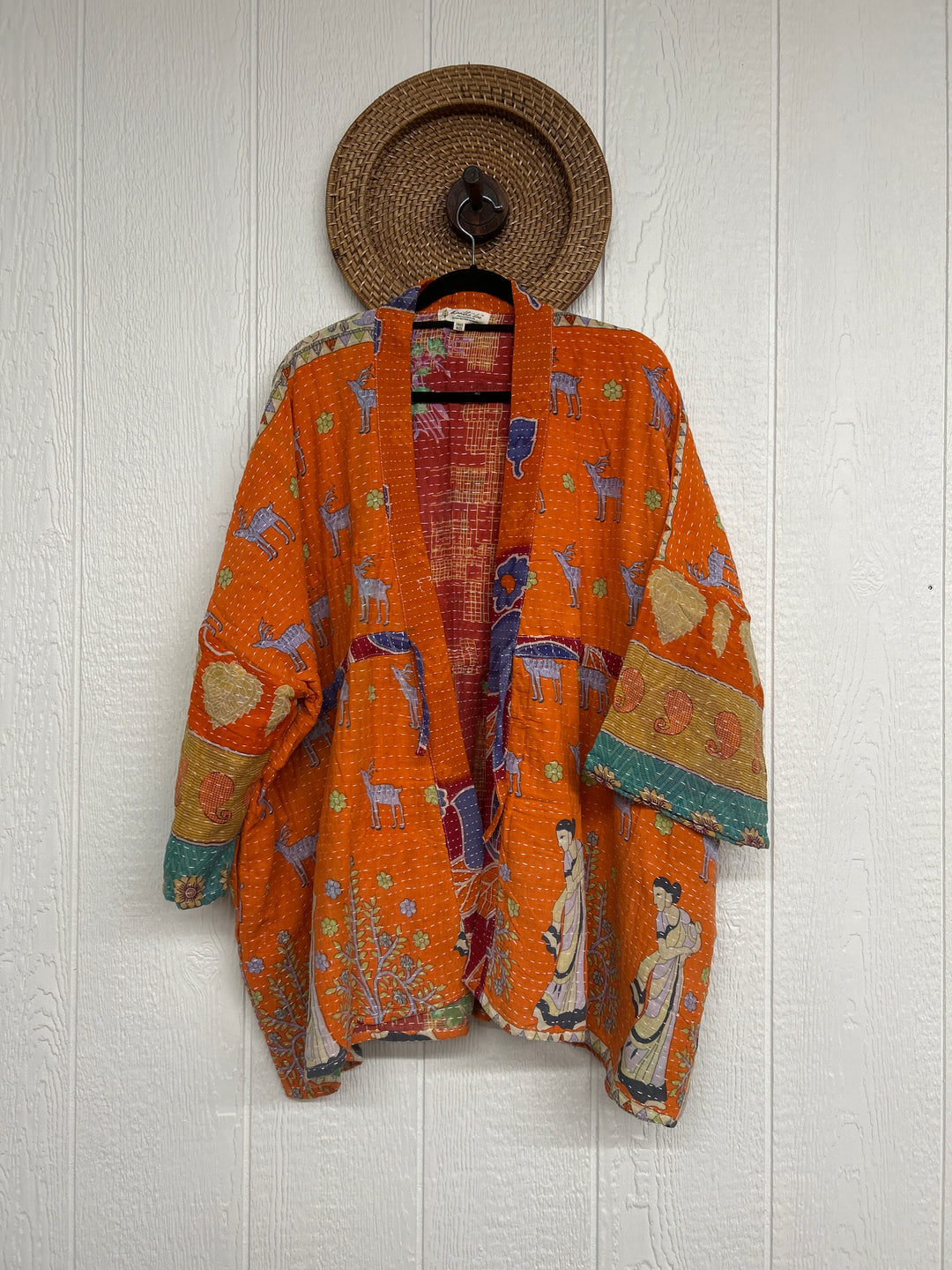 Kantha Shortie Kimono 0325 212