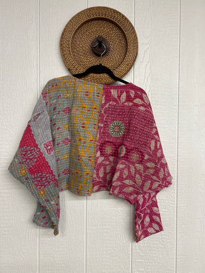 Pareo Kantha In Bloom Cropped Pullover 0326 110