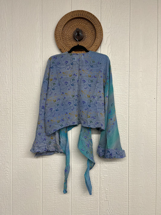 Crepe Sari Zeppelin Crop Shrug 0426 204