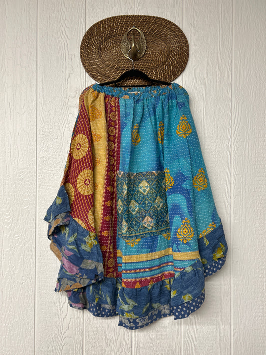Pareo Kantha Wild Rose Skirt 0426 043
