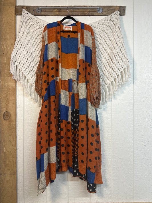 Crepe Sari Evermore Kimono 0326 102