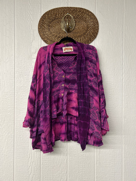 Crepe Sari Wild Rose Top 1026 143