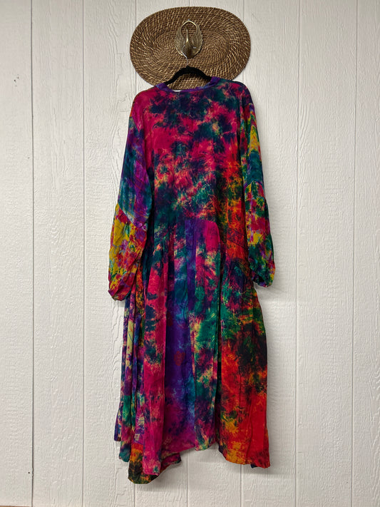 Crepe Sari Evermore Kimono 1026 099