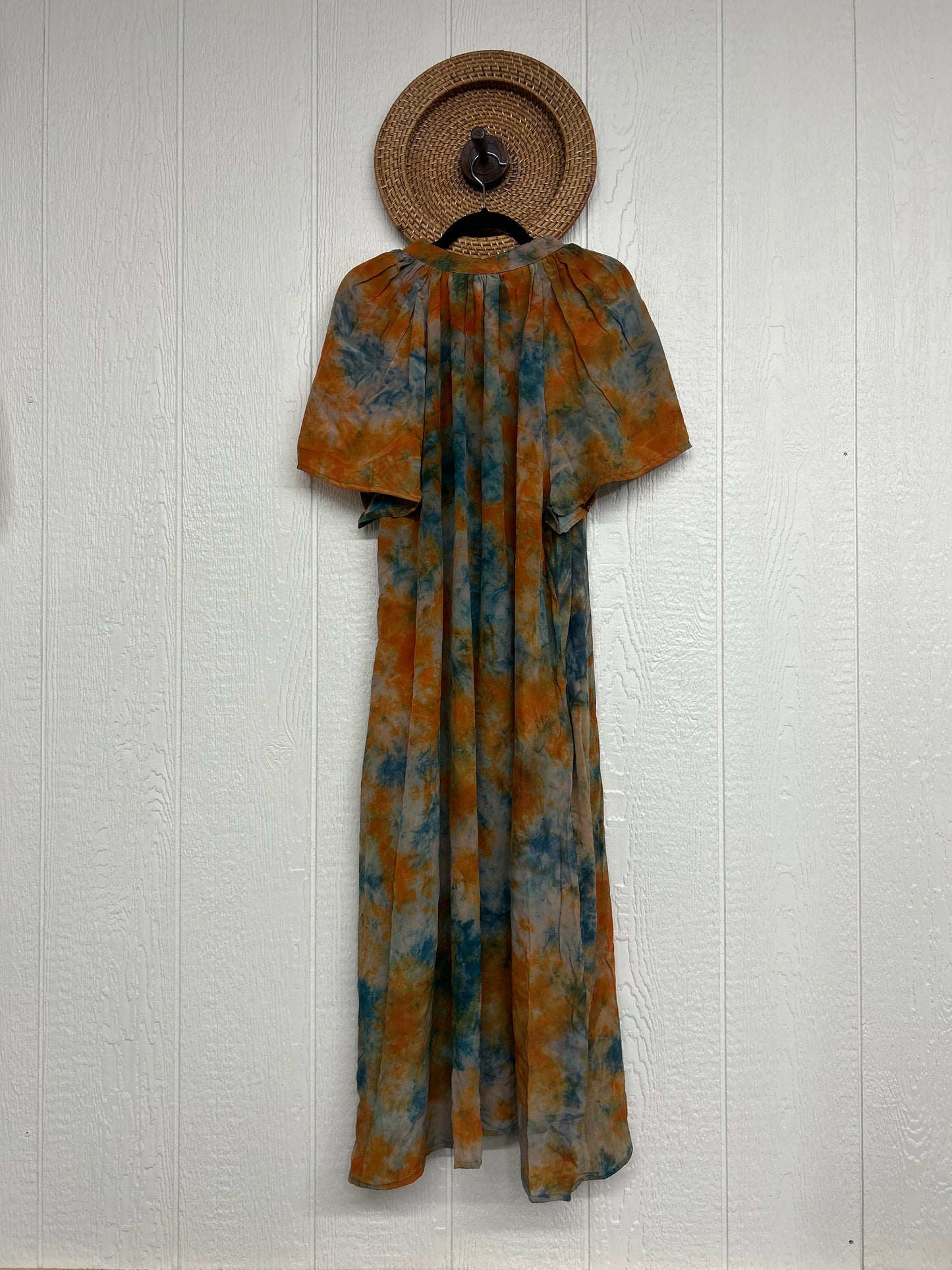 Crepe Sari Summer Woodstock Duster 0626 134