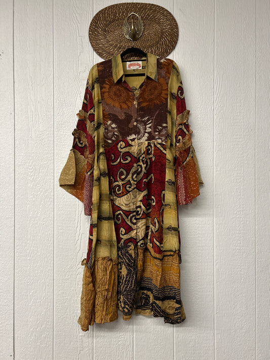 Crepe Sari Rhiannon Duster Dress 0226 100