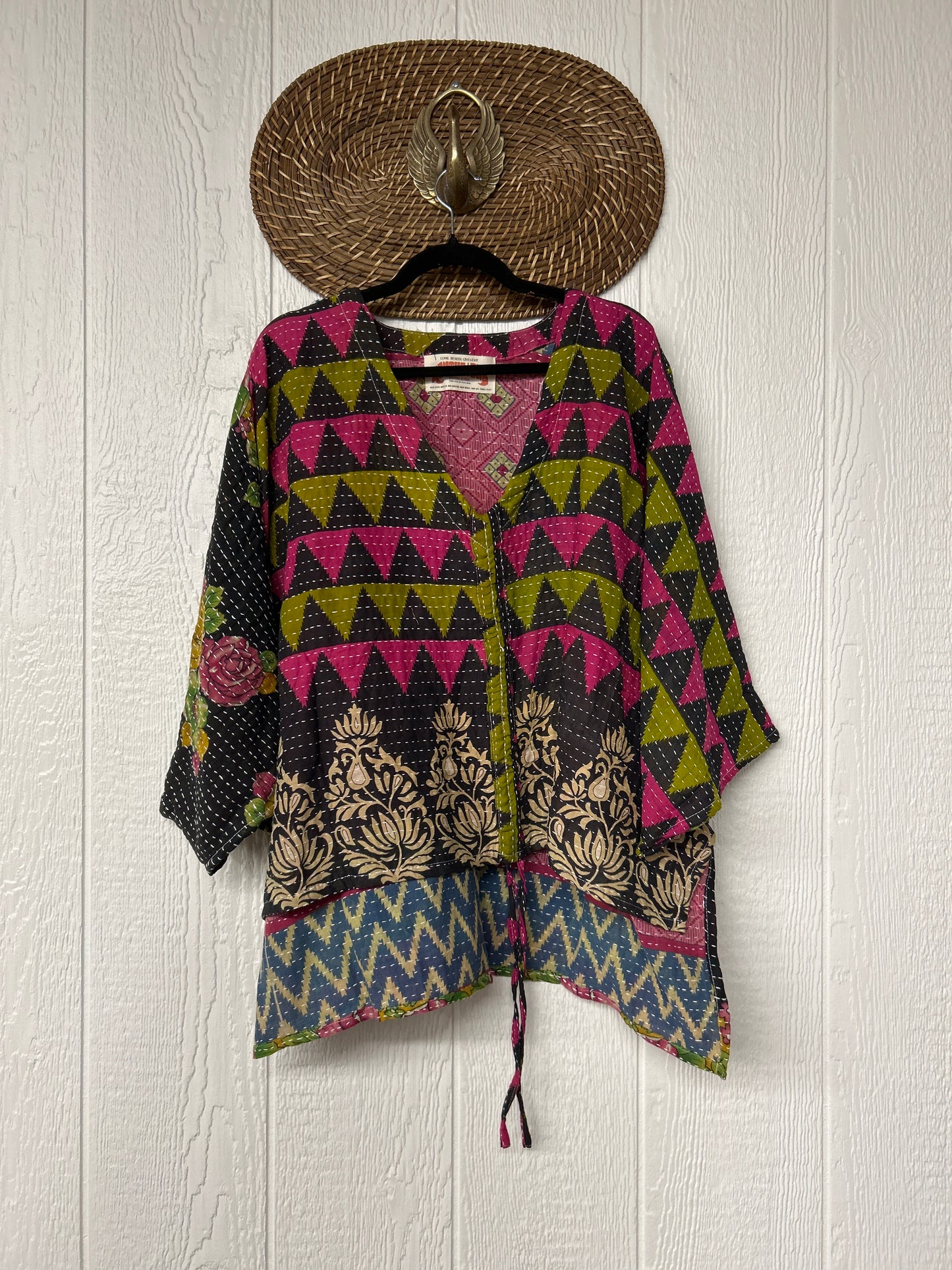 Pareo Kantha Hi-Lo Butterfly Top 0626 089