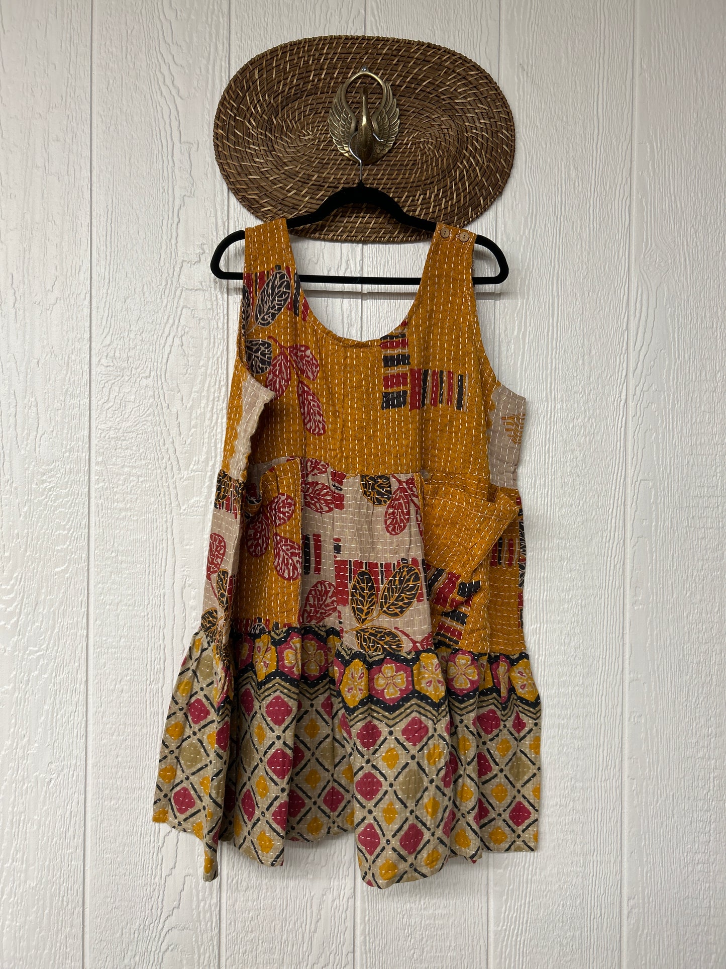 Kantha Meadow Mini Dress 0625 264