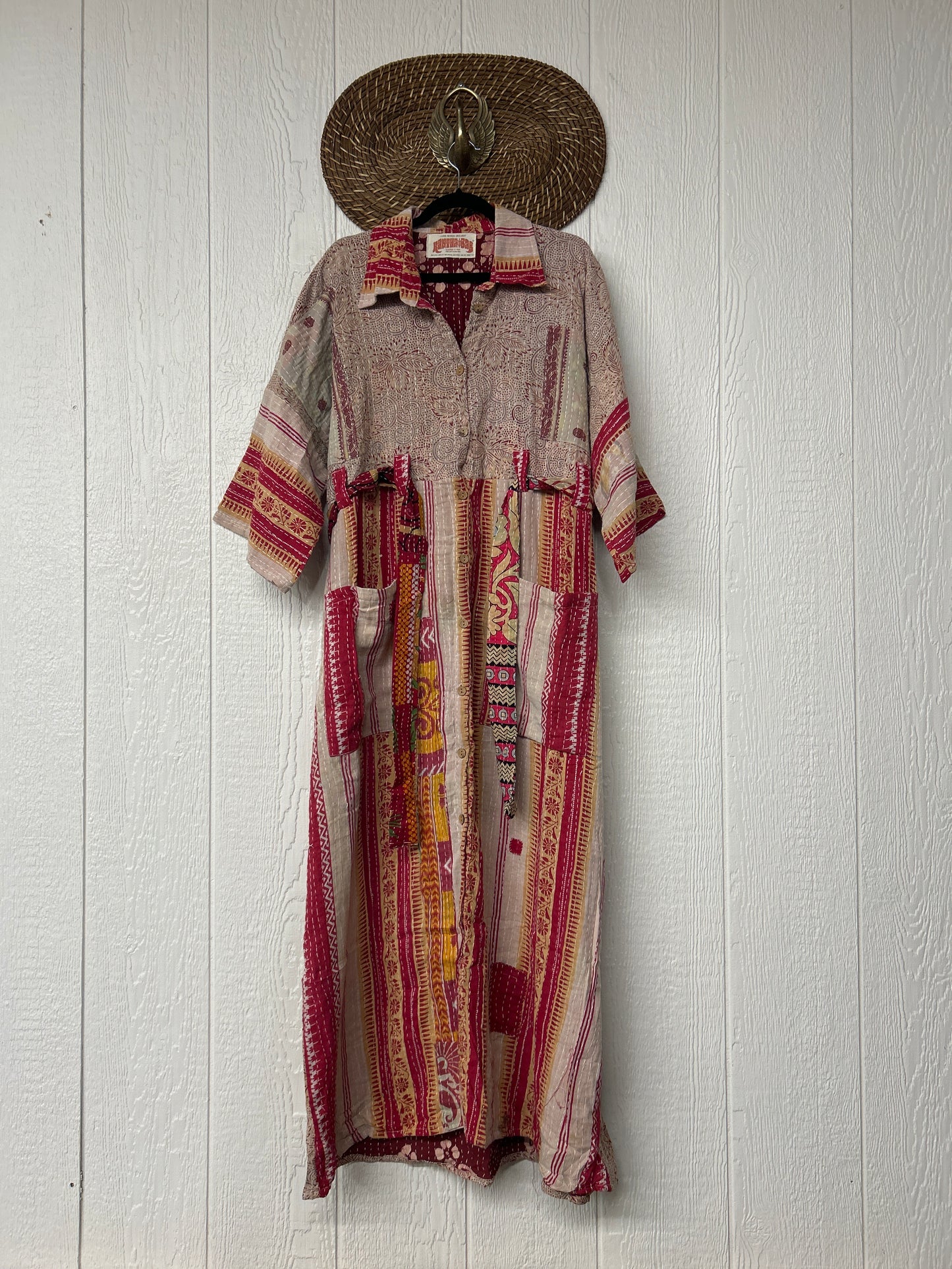 Pareo Kantha Gravity Duster Dress 0226 047