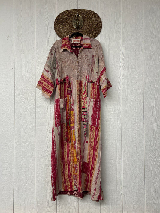 Pareo Kantha Gravity Duster Dress 0226 047