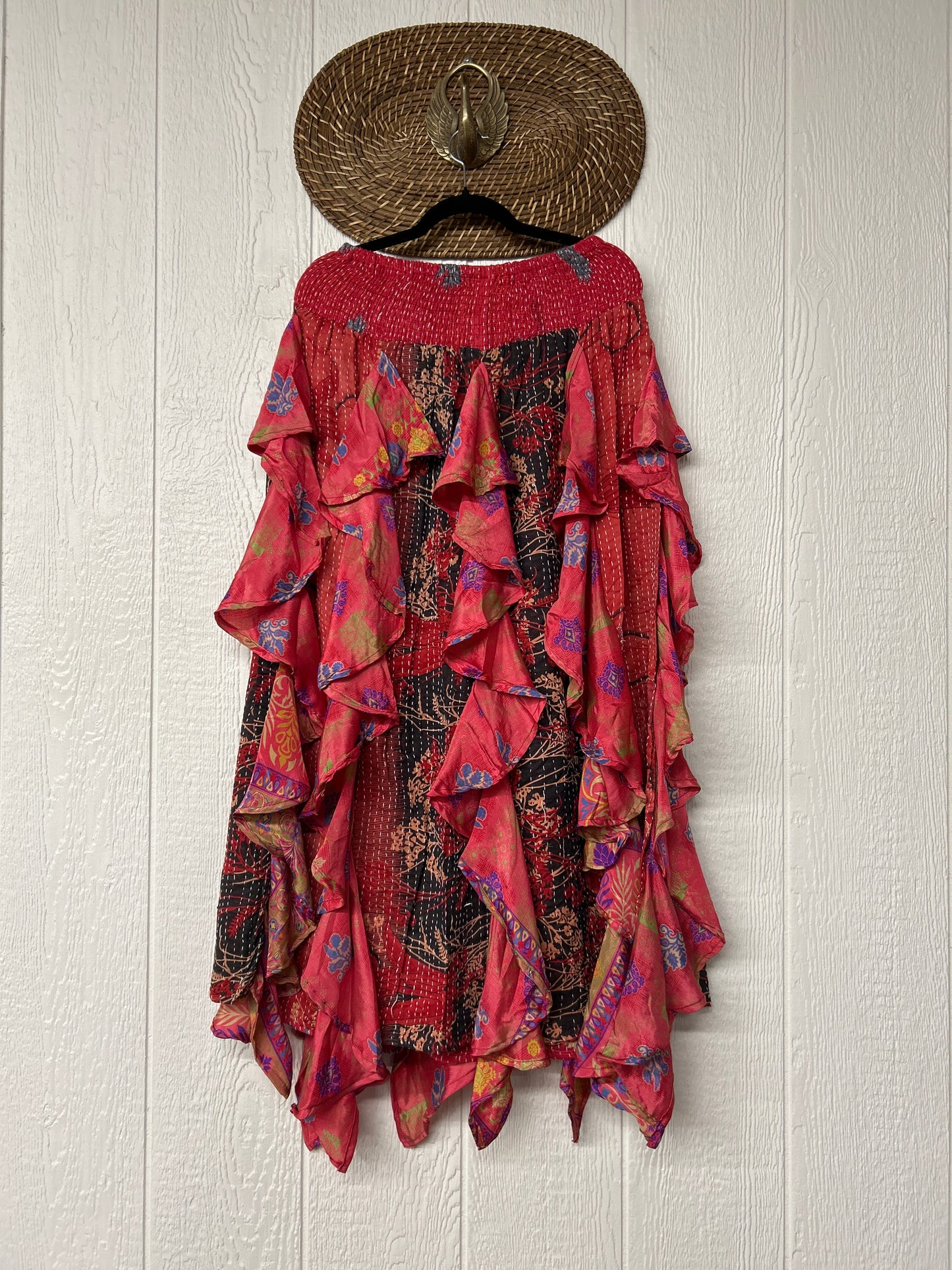 Pareo Kantha Willow Maxi Skirt 0826 259