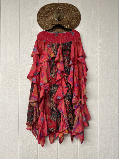 Pareo Kantha Willow Maxi Skirt 0826 259