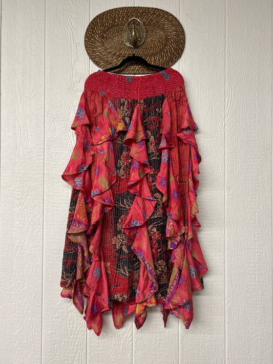 Pareo Kantha Willow Maxi Skirt 0826 259