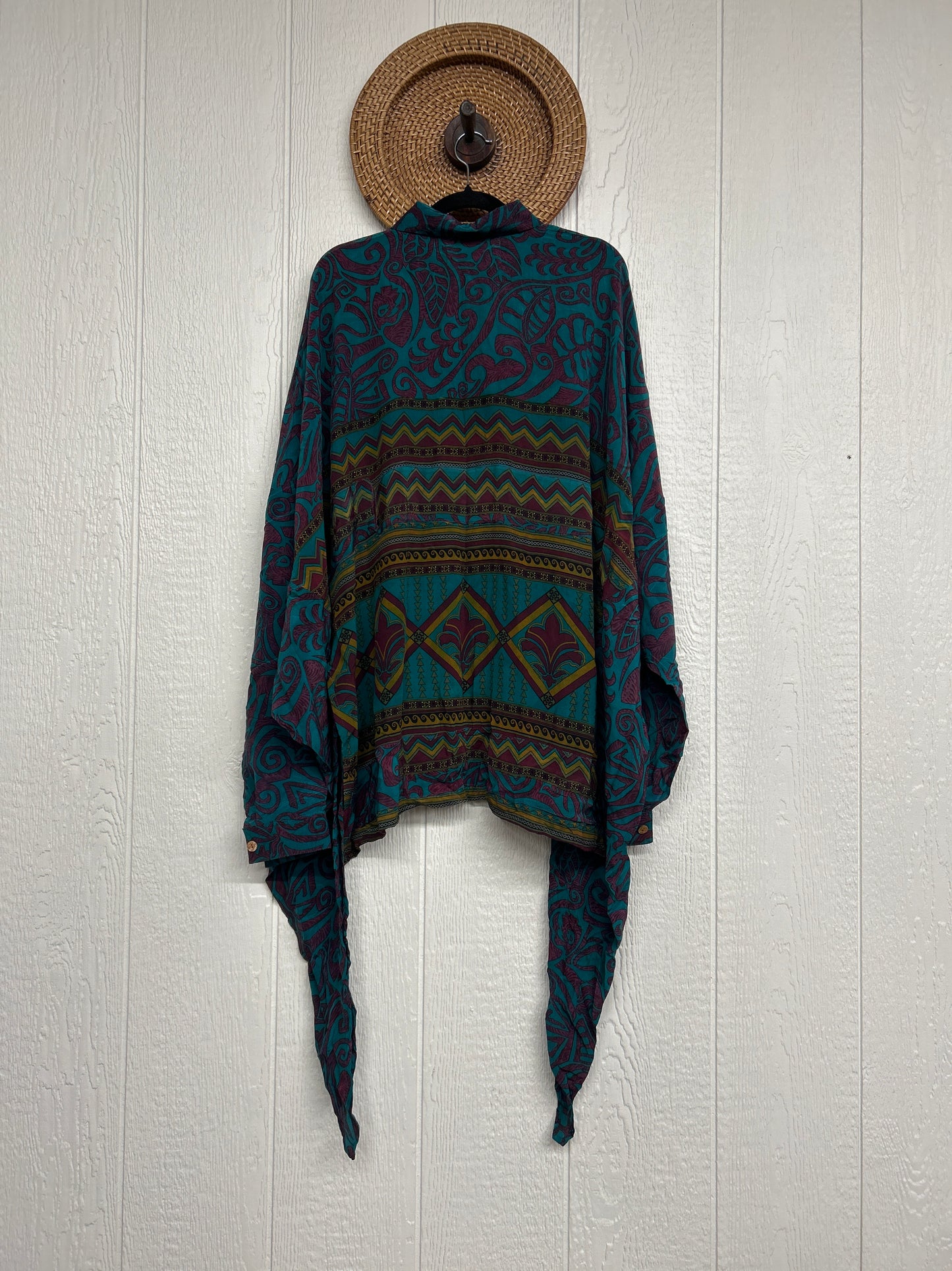 Crepe Sari Nirvana Button Down 1125 206