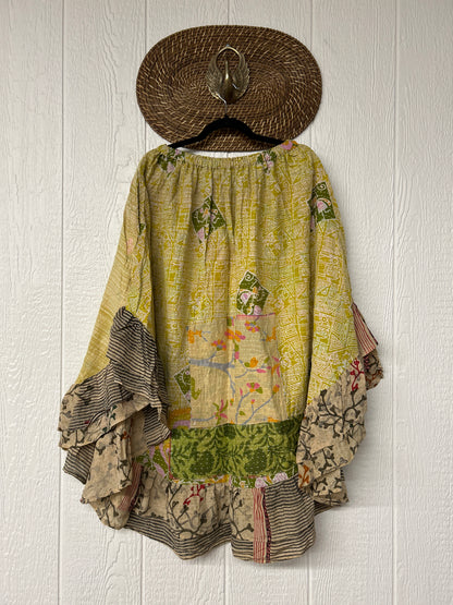 Pareo Kantha Wild Rose Skirt 0426 014