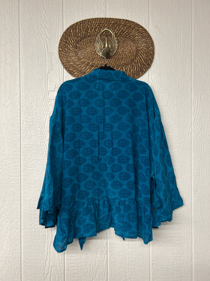 Crepe Sari Wild Rose Top 1225 231