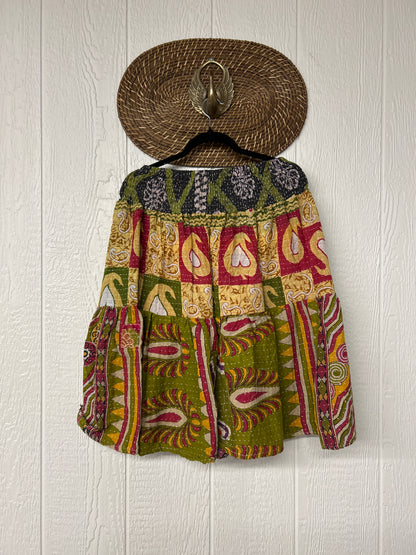 Pareo Kantha Meadow Skirt 0826 049