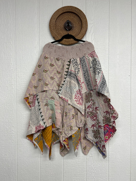 Pareo Kantha Pixie Skirt 0426 154