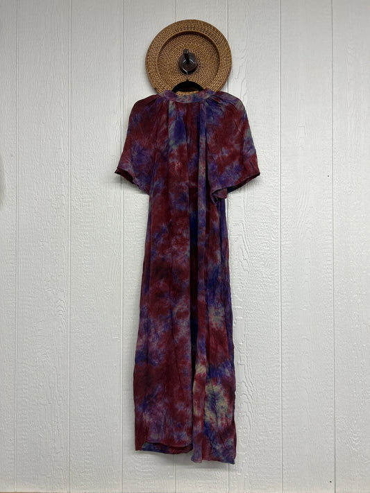 Crepe Sari Summer Woodstock Duster 0626 031