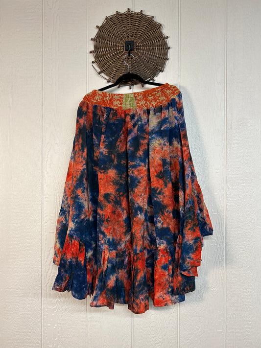 Crepe Sari Dahlia Skirt 1026 147