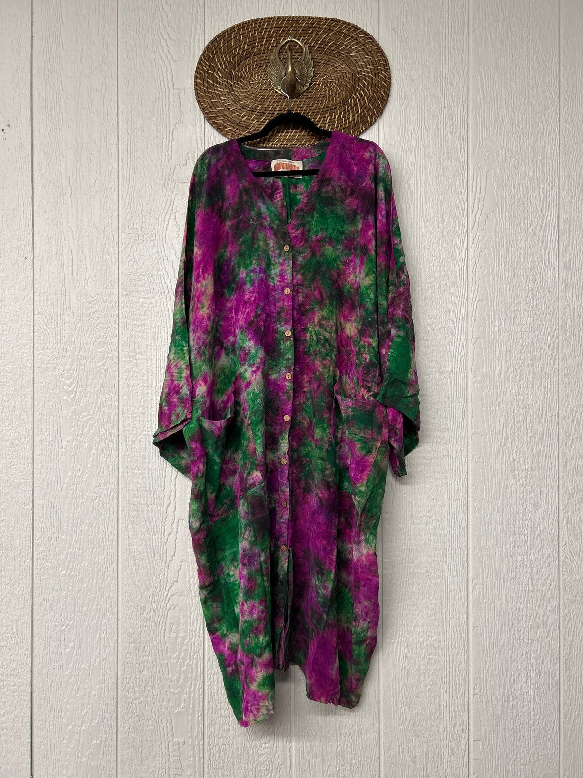 Crepe Sari Gaia Duster Dress 0826 090