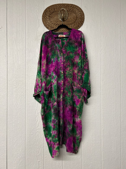 Crepe Sari Gaia Duster Dress 0826 090