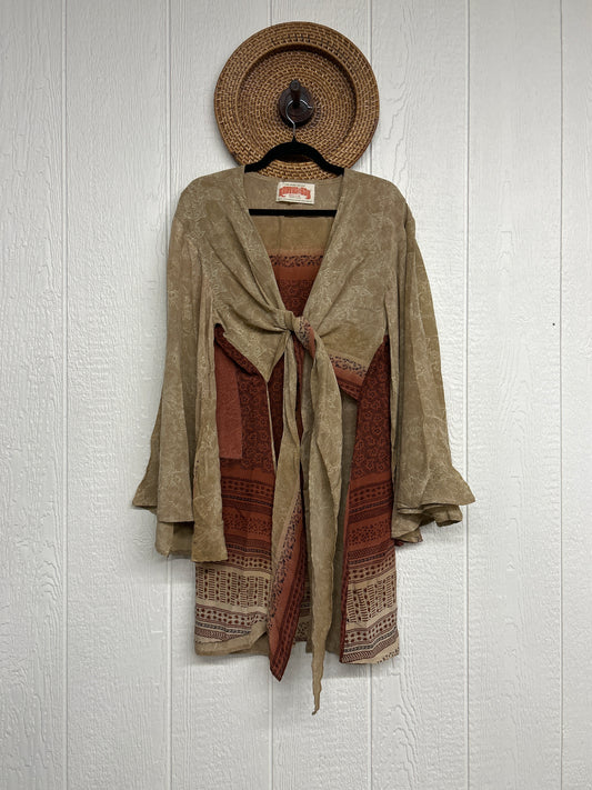 Crepe Sari Shortie Spellbound Kimono 0426 227