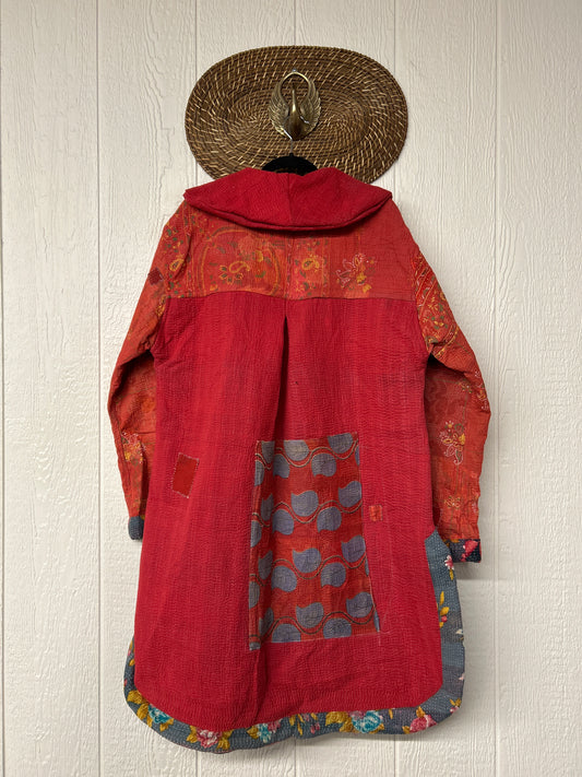 Fine Kantha Drifter Coat 1026 166
