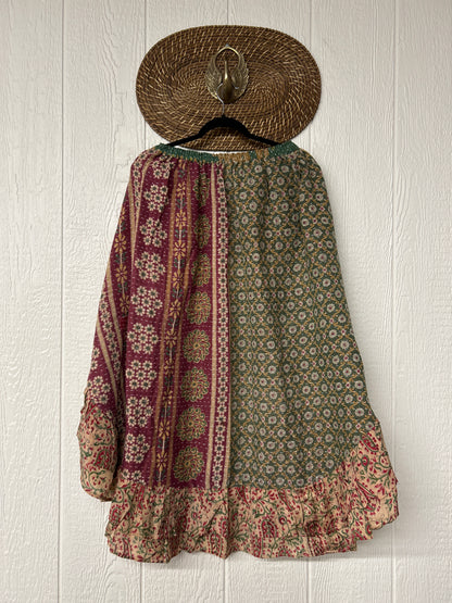 Pareo Kantha Wild Rose Skirt 0426 102