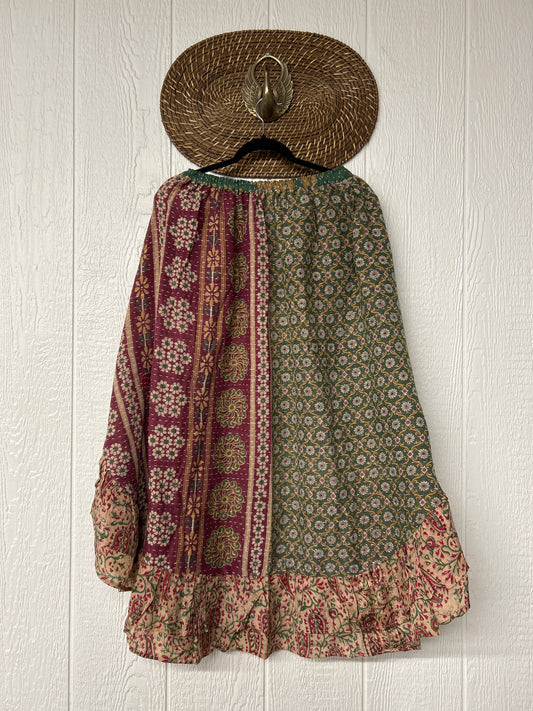 Pareo Kantha Wild Rose Skirt 0426 102