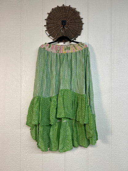 Crepe Sari Dahlia Skirt 1026 197