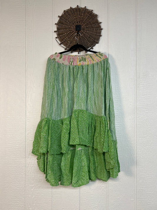 Crepe Sari Dahlia Skirt 1026 197