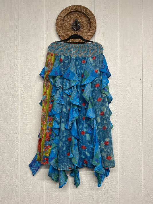 Pareo Kantha Willow Maxi Skirt 0826 068