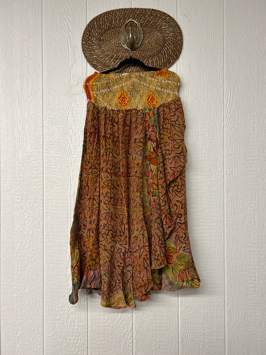 Crepe Sari Inner Peace Wrap Skirt 0626 134